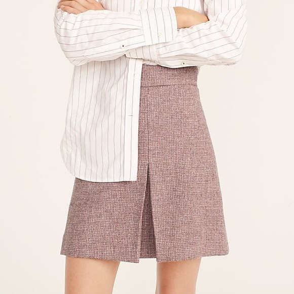 J. Crew Dresses & Skirts - NWT J. Crew Pleated mini skirt in English twill-wool
